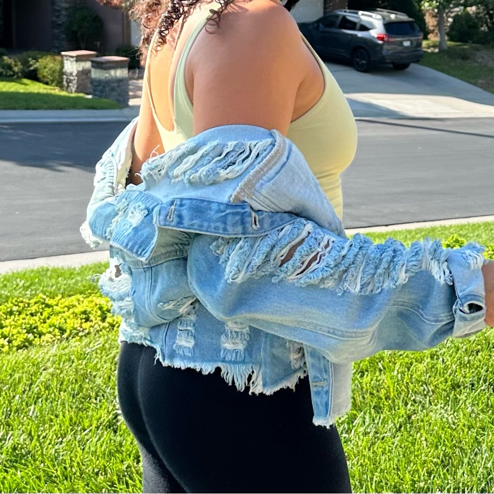 Jean jacket super trendy